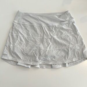 Lululemon Pace Rival mid rise skirt white